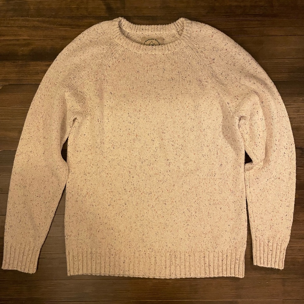 Soft Speckled O’Hanlon Mills Sweater — XL